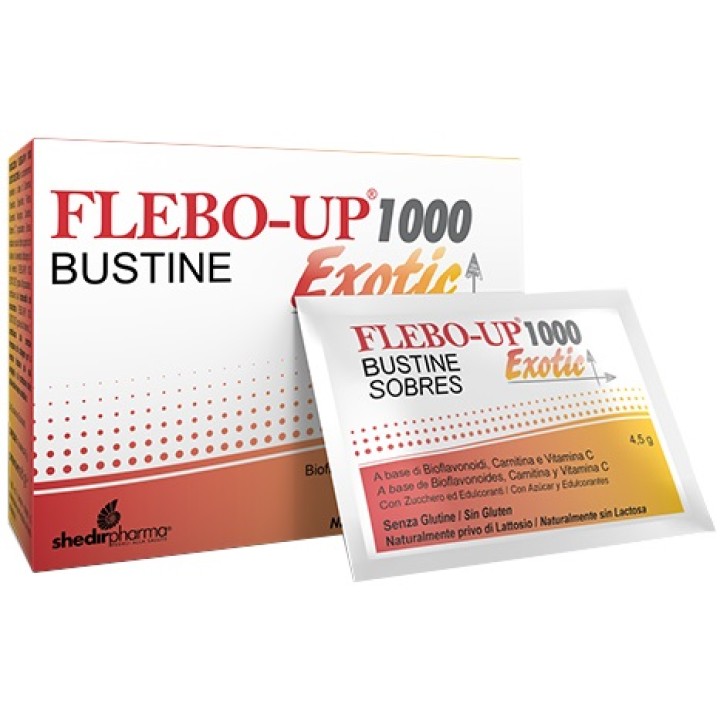 Flebo-UP 1000 Exotic 18 Bustine - Integratore Alimentare