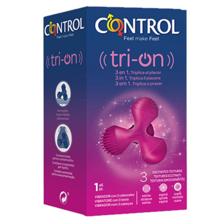 Control Tri-On Vibratore 3 in 1