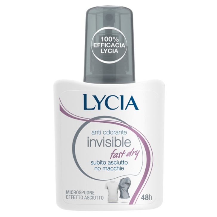 Lycia Invisible Fast Dry Deodorante Anti-Macchia 75 ml