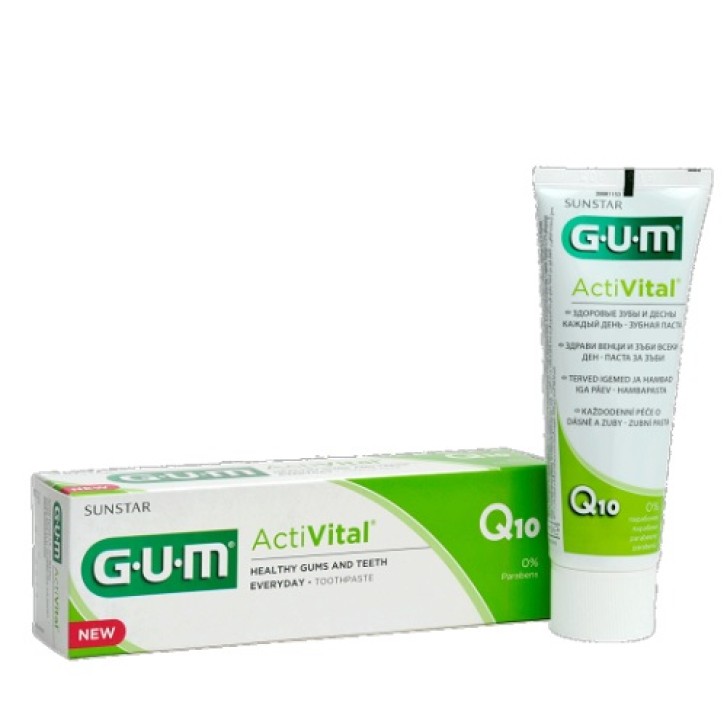 Gum Activital Dentifricio Rinforza Denti e Gengive 75 ml