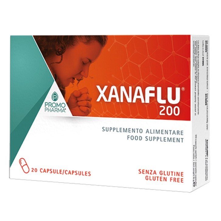Xanaflu' 200  20 Capsule PromoPharma - Integratore Difese Immunitarie