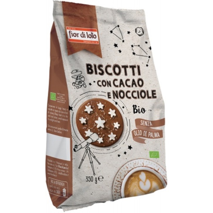 Fior di Loto Biscotti con Cacao e Nocciole Bio 350 grammi
