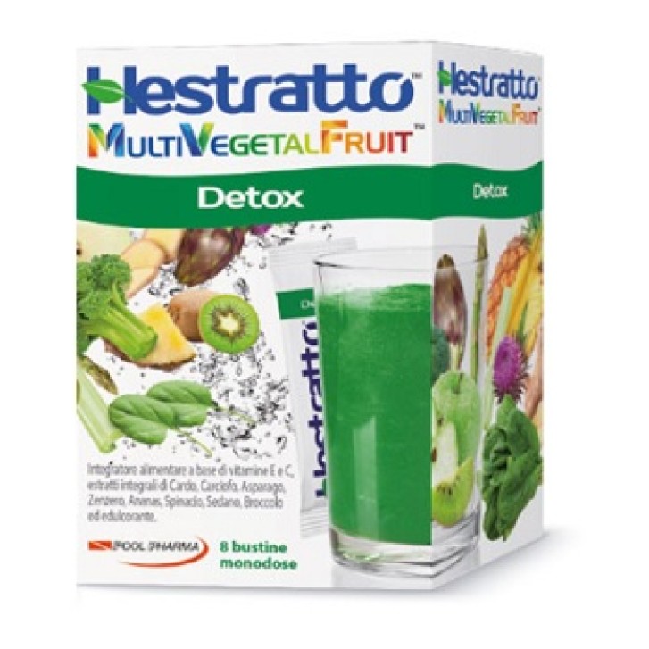 Hestratto Multi Vegetal Fruit Detox 8 Bustine - Integratore Depurativo