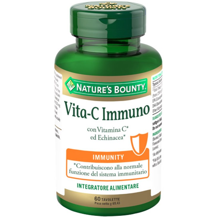 Nature'S Bounty Vita C Immuno 60 Tavolette - Integratore Difese Immunitarie