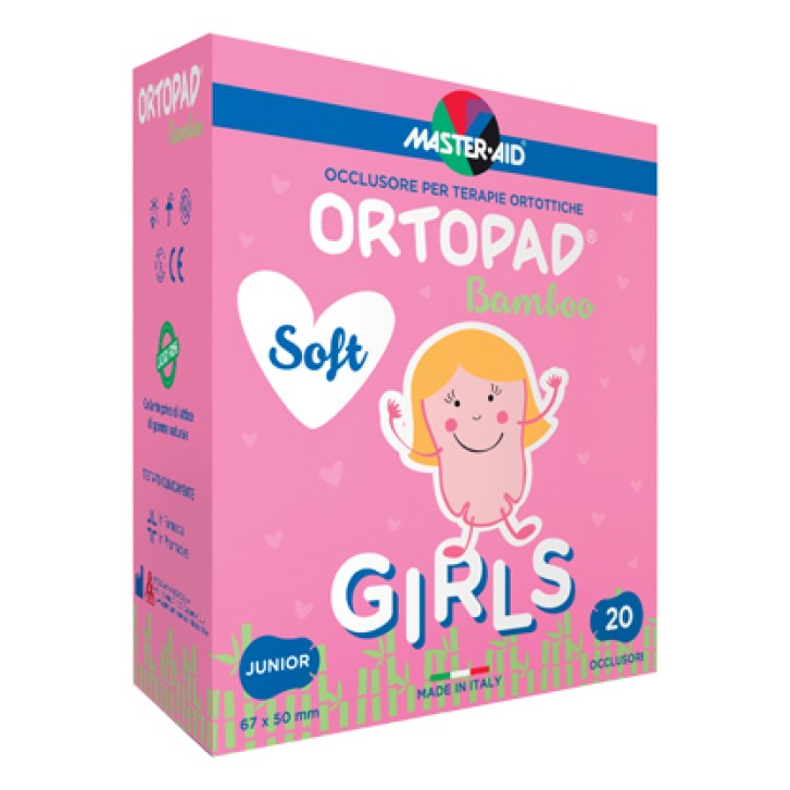 Master-Aid Ortopad Soft Girls Cerotto Occlusore per Bambine per Terapie Ortottiche 20 pezzi