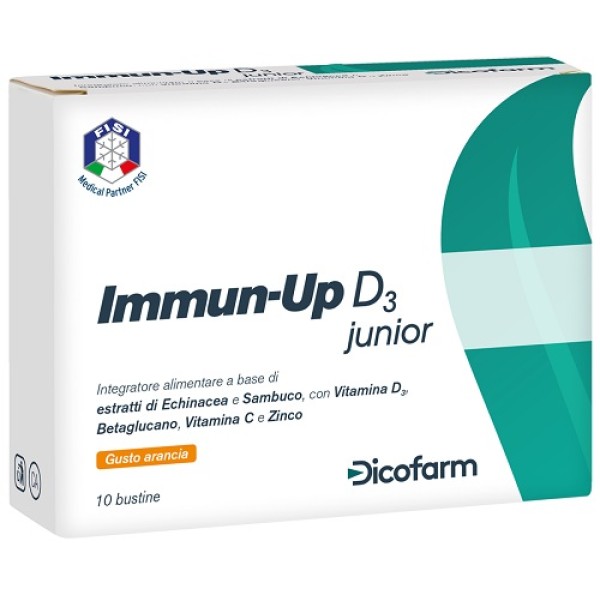 Immun-Up D3 Junior 10 Bustine - Integratore Vitamine Bambini