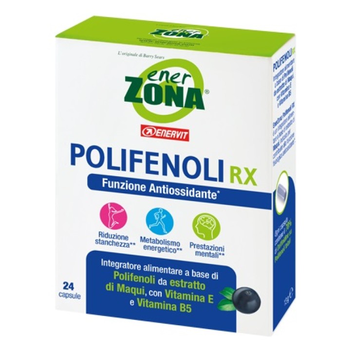 Enerzona Polifenoli RX 24 Capsule - Integratore Alimentare