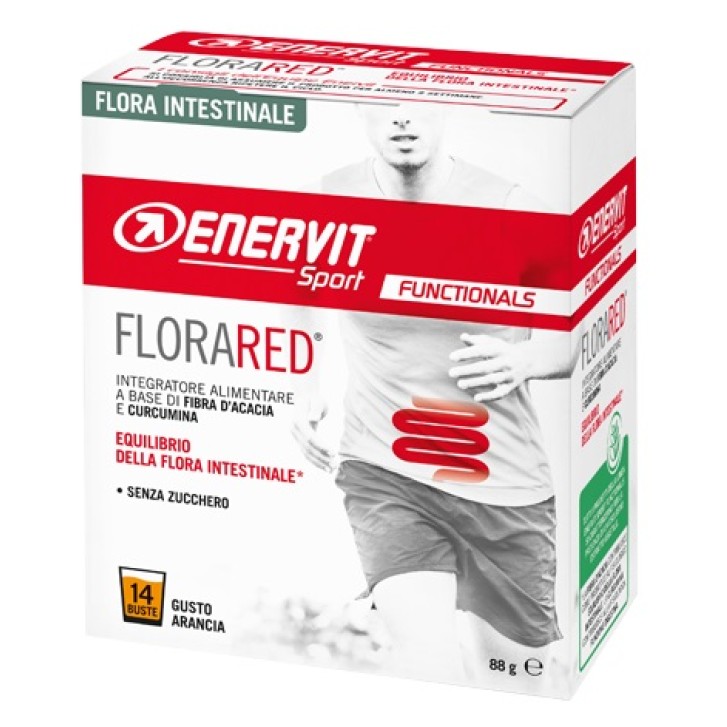 Enervit Sport Florared 14 Bustine - Integratore Alimentare - Integratore Flora Intestinale