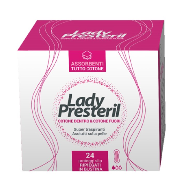 Lady Presteril Cotton Power Proteggi Slip Pocket 24 pezzi