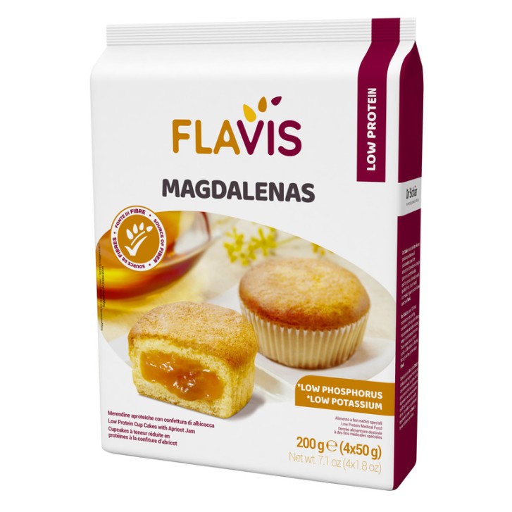 Mevalia Flavis Merendina Magdalenas Albicocca  200 grammi