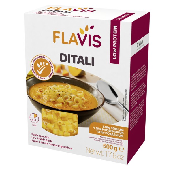 Mevalia Flavis Pasta Aproteica e senza Glutine Ditali 500gr