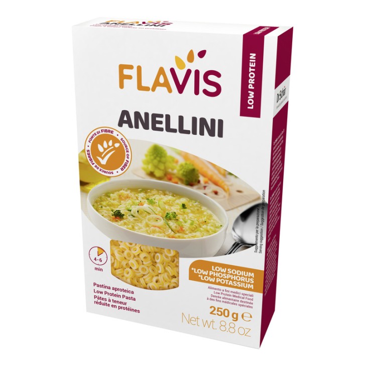 Mevalia Flavis Pasta Aproteica Anellini 250 grammi