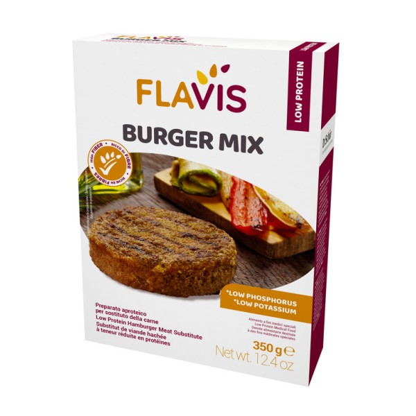 Mevalia Flavis Burger Mix Aproteica e Senza Glutine 350gr