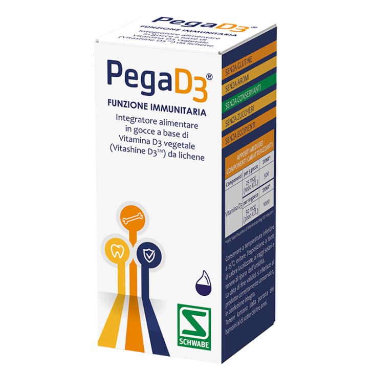 PegaD3 Gocce 20 ml - Integratore di Vitamina D