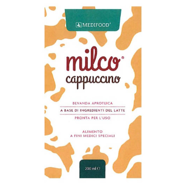 Milco Bevanda Aproteica Cappuccino 6 Flaconcini 200 ml
