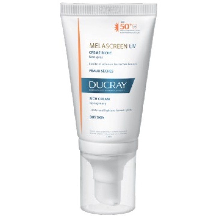 Ducray Melascreen UV Crema Ricca SPF 50+ Pelle Secca 40 ml