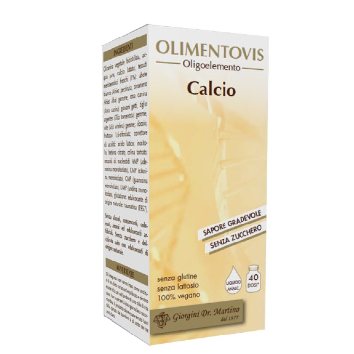 Olimentovis Calcio 200 ml Dr. Giorgini - Oligoelementi con Gemmoderivati e Nutritivi Sinergici