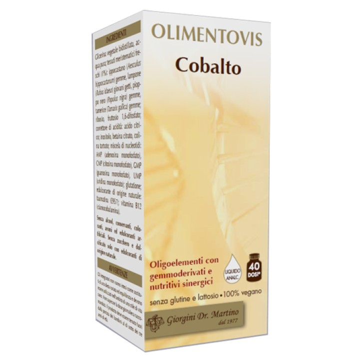 Olimentovis Cobalto 200 ml Dr. Giorgini - Oligoelementi con Gemmoderivati e Nutritivi Sinergici