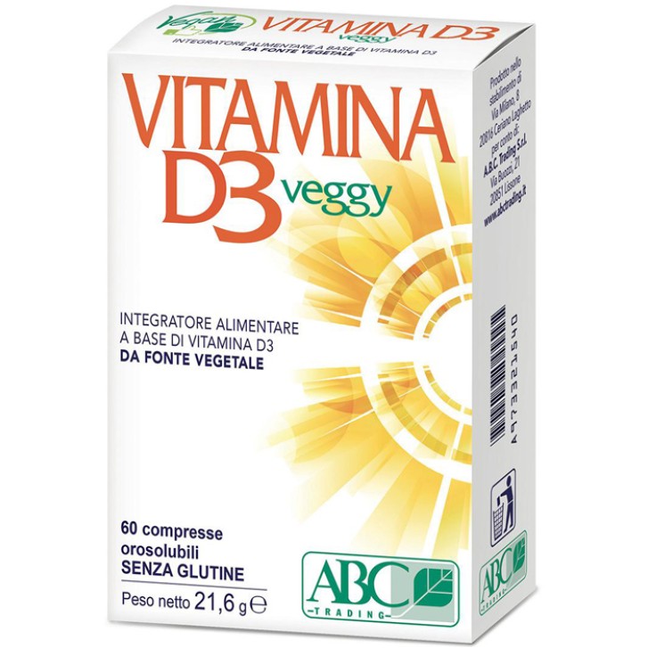 Vitamina D3 Veggy 60 Compresse Orosolubili - Integratore Alimentare