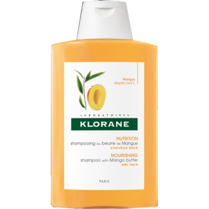 Klorane Burro di Mango Shampoo Nutritivo Capelli Secchi 400 ml