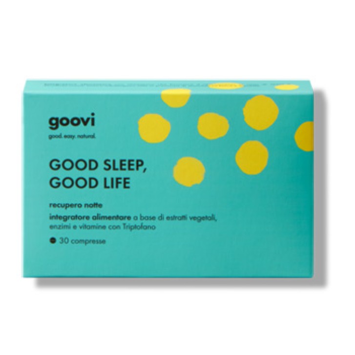 Goovi Recupero Notte Good Sleep Good Life 30 Compresse - Integratore Alimentare