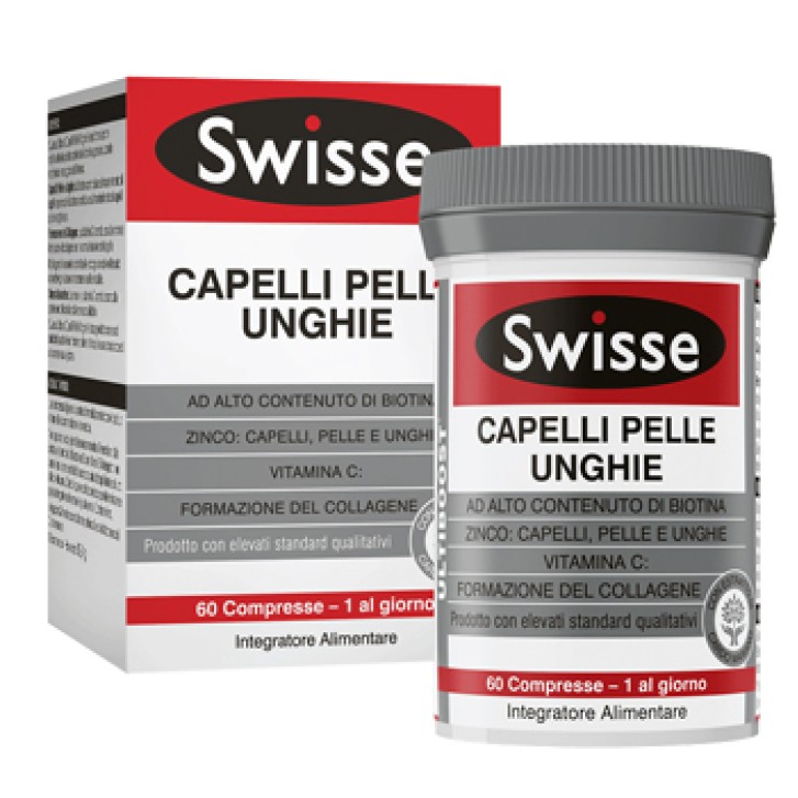 Swisse Capelli Pelle Unghie 60 Compresse - Integratore Biotina