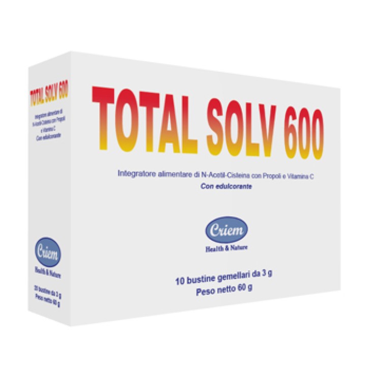 Total Solv 600 10 Bustine - Integratore Alimentare