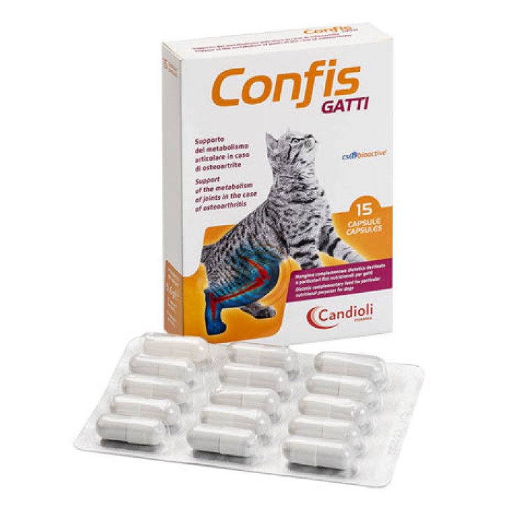 Confis Gatti 15 Capsule - Supporto Metabolismo Articolare