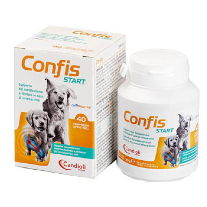 Confis Start Cani 40 Compresse - Supporto Metabolismo delle Articolazioni