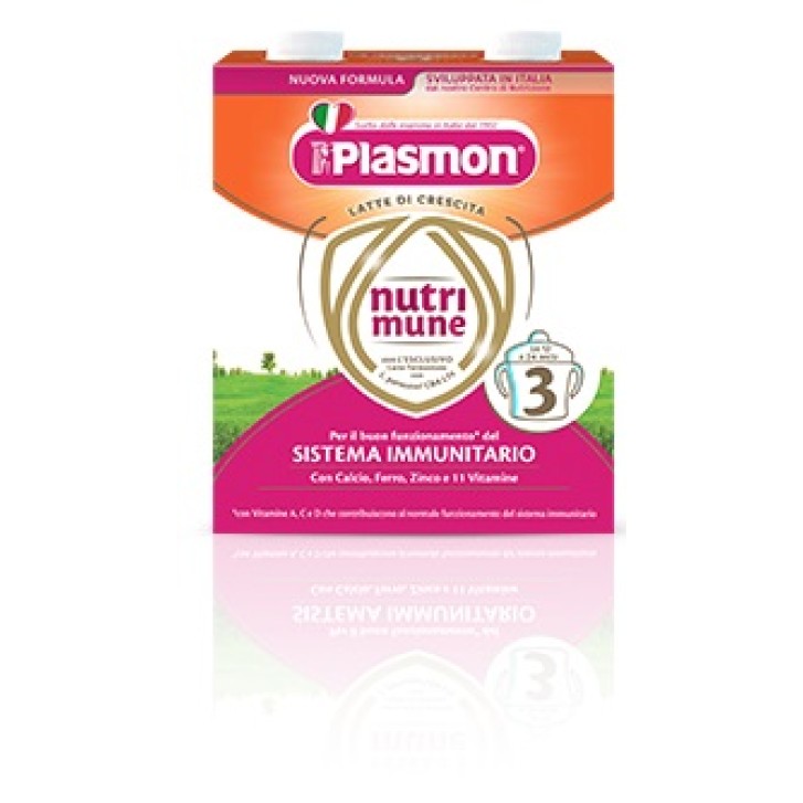 Plasmon Nutri Mune Stage 3 Latte Liquido 2 x 500 ml