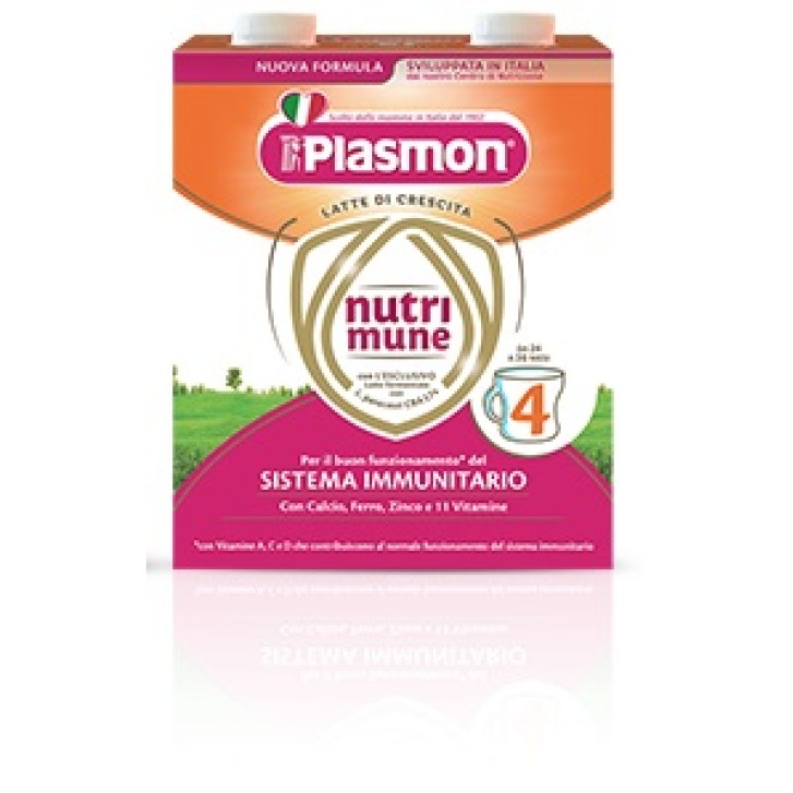 Plasmon Nutri Mune Stage 4 Latte Liquido 2 x 500 ml