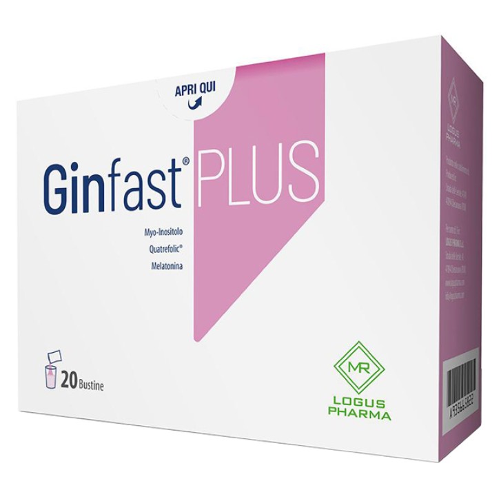Ginfast Plus 20 Bustine - Integratore Contro Disturbi del Ciclo Mestruale