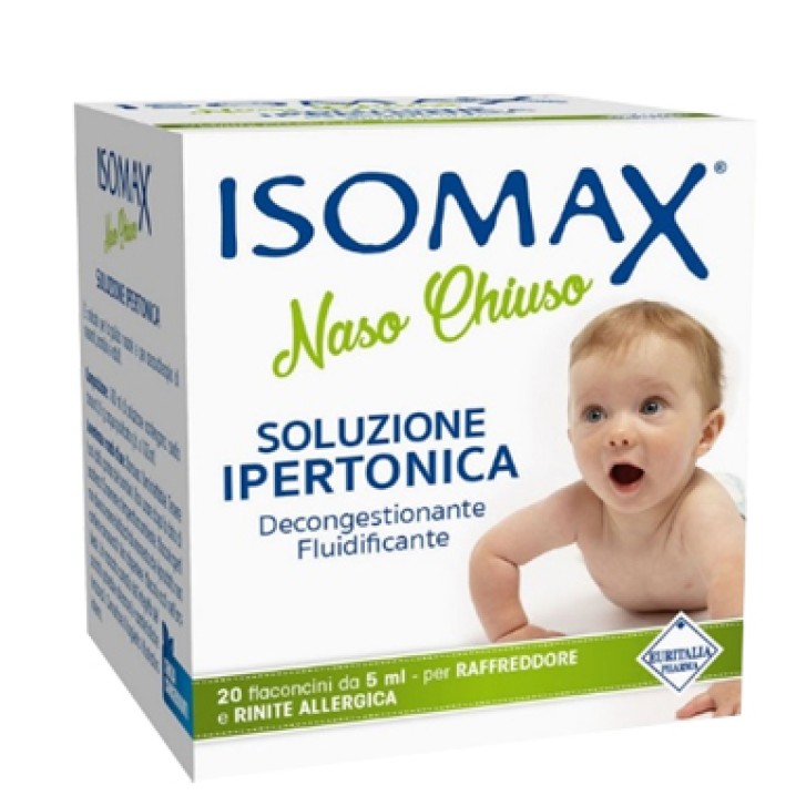 Isomax Naso Chiuso Soluzione Ipertonica 3% 20 Flaconcini