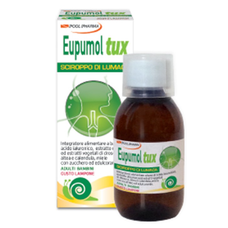 Eupamol Tux Sciroppo di Lumaca 150 ml - Integratore Tosse Secca e Grassa