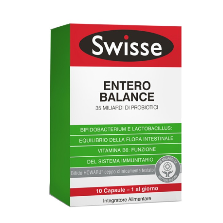 Swisse Entero Balance 10 Capsule - Integratore Probiotici