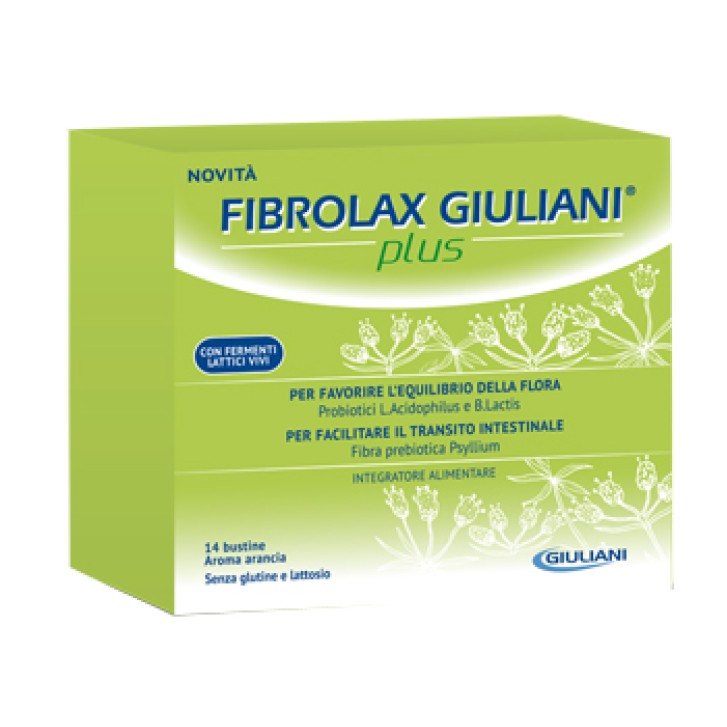 Giuliani Fibrolax Plus 14 Bustine - Integratore Alimentare