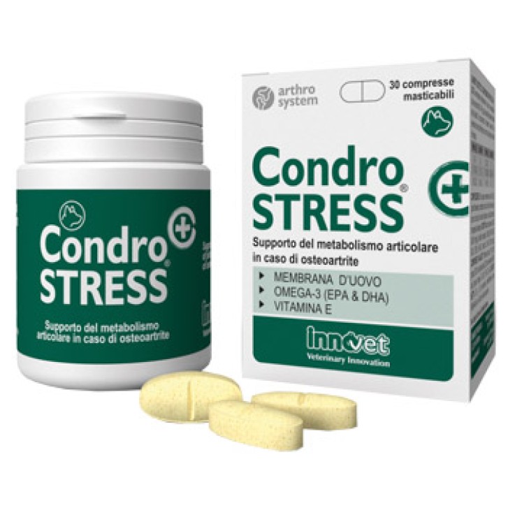 Condrostress+ 30 Compresse Masticabili - Integratore per Osteoartrite Cani