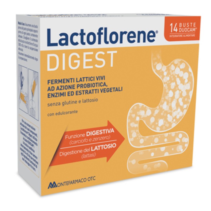 Lactoflorene Digest 14 Bustine - Integratore Digestivo