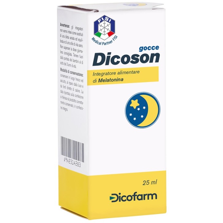 Dicoson Gocce 25 ml - Integratore di Melatonina