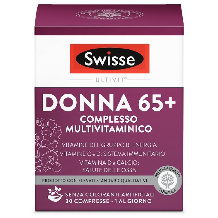 Swisse Donna 65+ 30 Compresse - Integratore Multivitaminico
