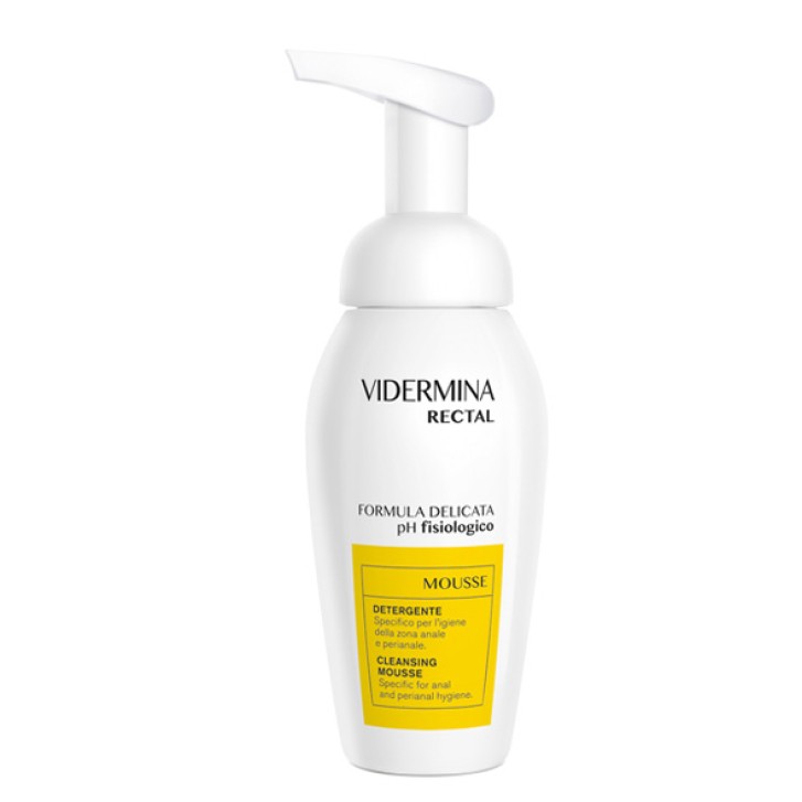 Vidermina Rectal Mousse Detergente Zona Anale e Perianale 200 ml