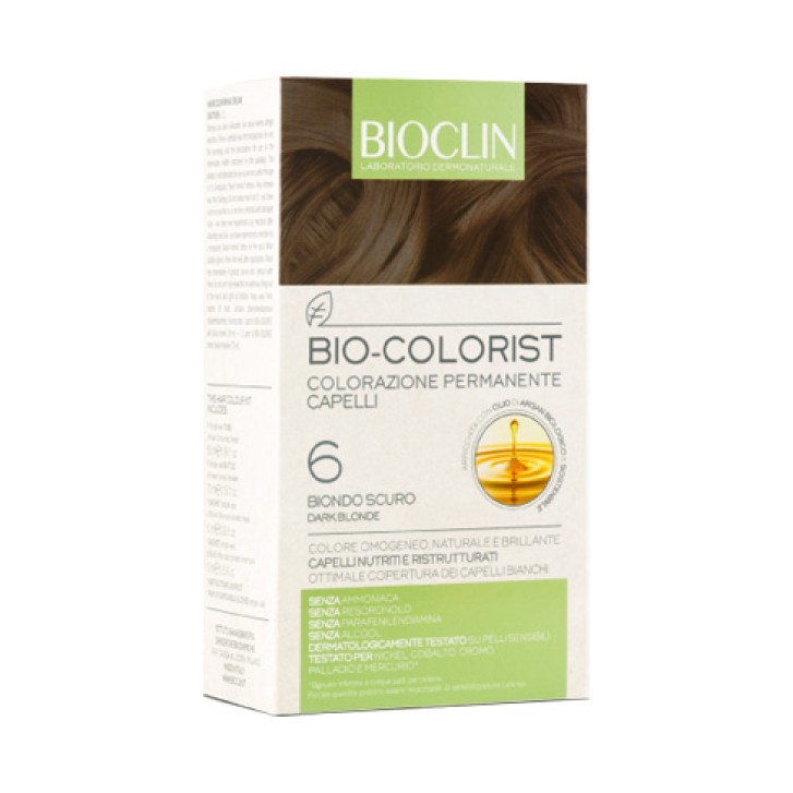 Bioclin Bio Colorist 6 Biondo Scuro Tintura Naturale per Capelli