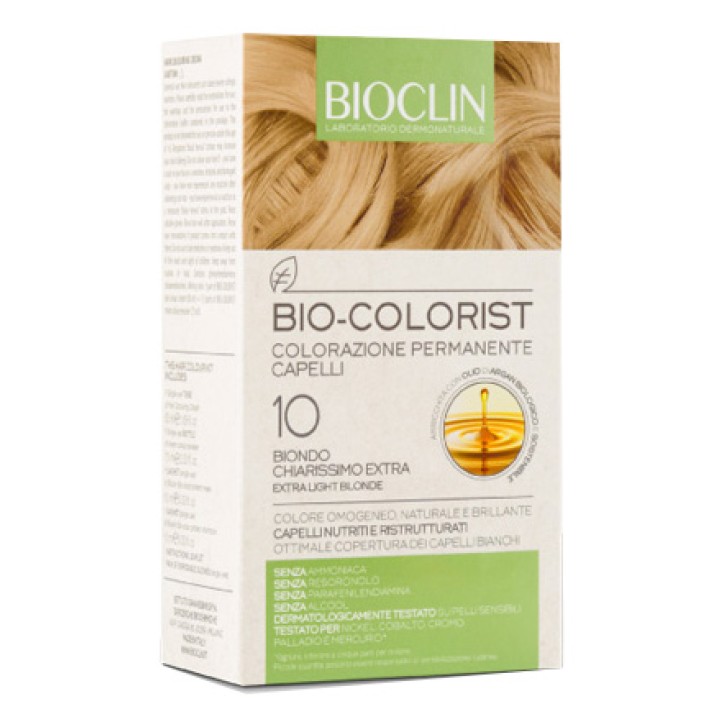 Bioclin Bio Colorist 10 Biondo Extra Chiarissimo Tintura Naturale per Capelli