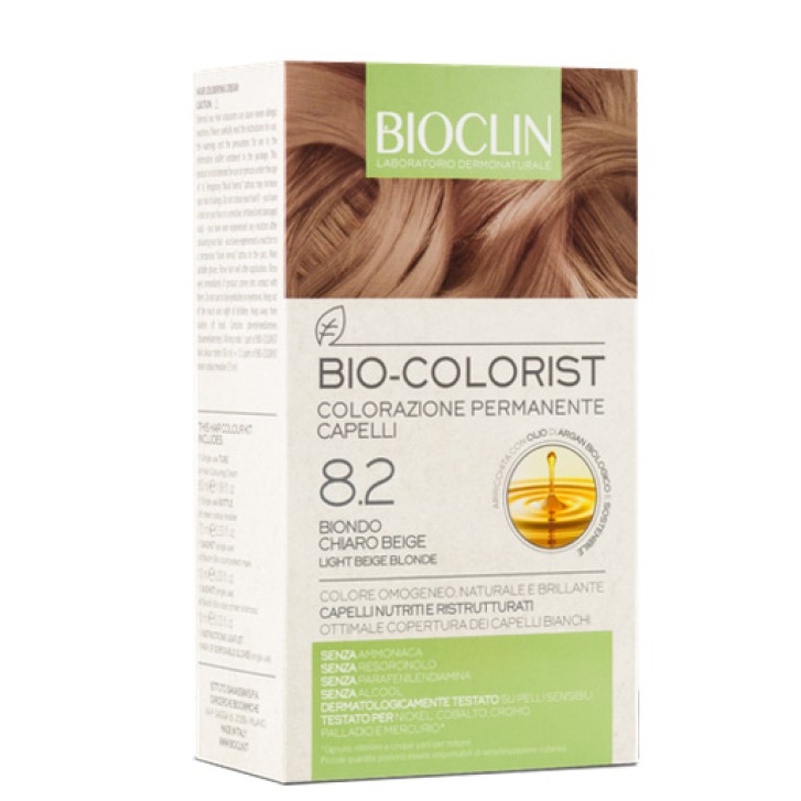 Bioclin Bio Colorist 8.2 Biondo Chiaro Beige Tintura Naturale per Capelli