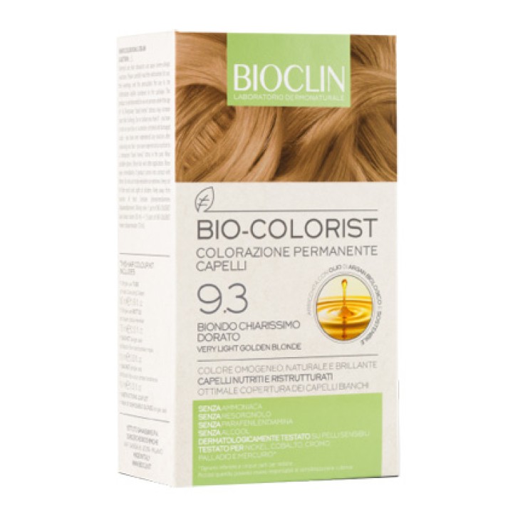 Bioclin Bio Colorist 9.3 Biondo Dorato Tintura Naturale per Capelli