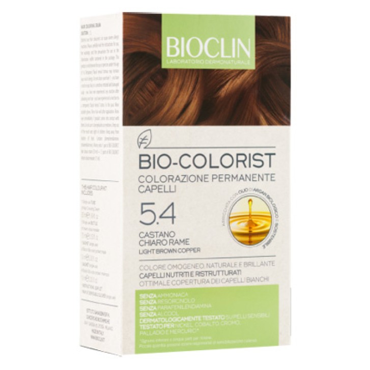 Bioclin Bio Colorist 5.4 Castano Chiaro RameTintura Naturale per Capelli