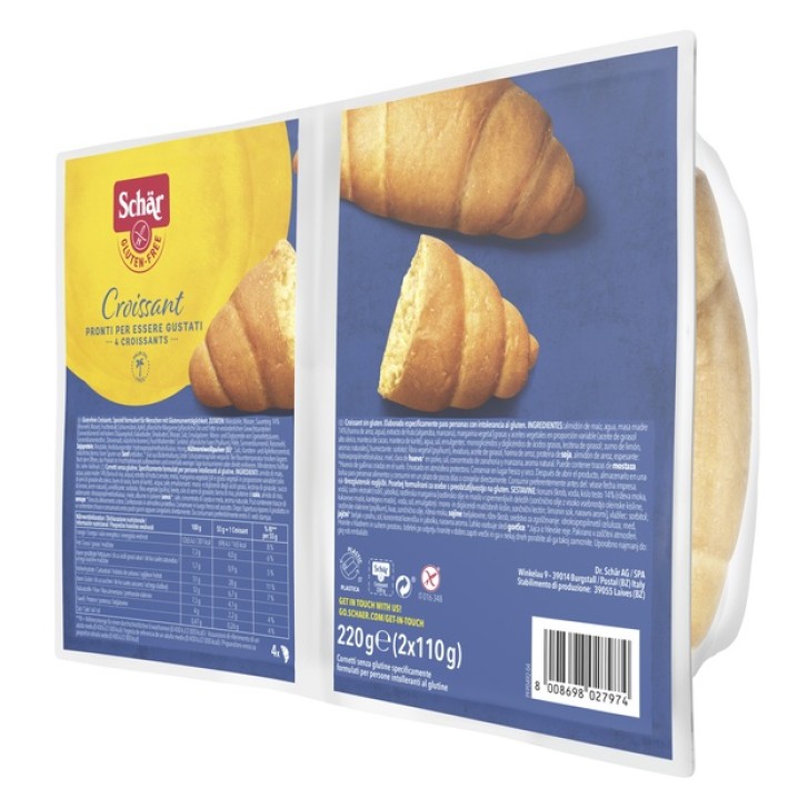 Schar Croissant 220 grammi 4 pezzi