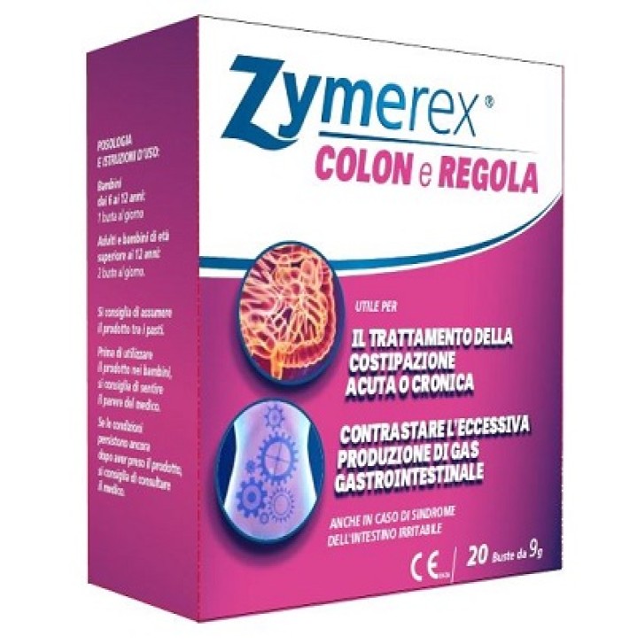 Zymerex Colon e Regola 20 Buste - Integratore Alimentare