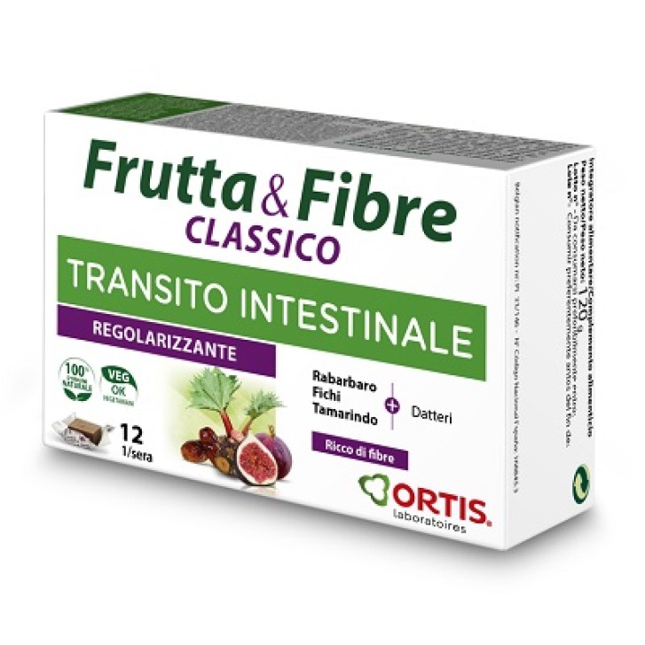 Frutta e Fibre 12 Cubetti - Integratore Transito Intestinale