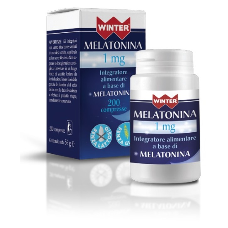 Melatonina 1 mg 200 Compresse - Integratore Alimentare